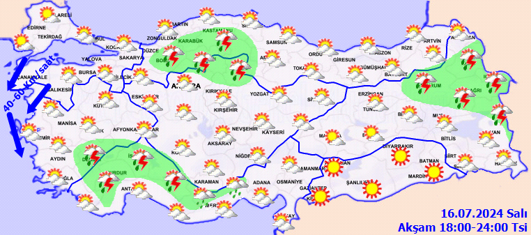 Meteorolojiden 10 il için kuvvetli yağış uyarısı! 4