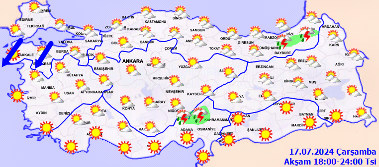 Meteorolojiden o iller için kuvvetli yağış ve fırtına uyarısı! 4