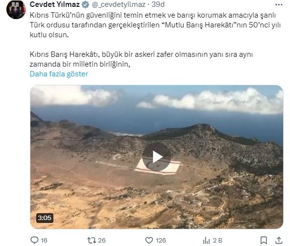 Siyasilerden Kıbrıs Barış Harekatı'nın 50. yıl dönümünde mesaj! 2