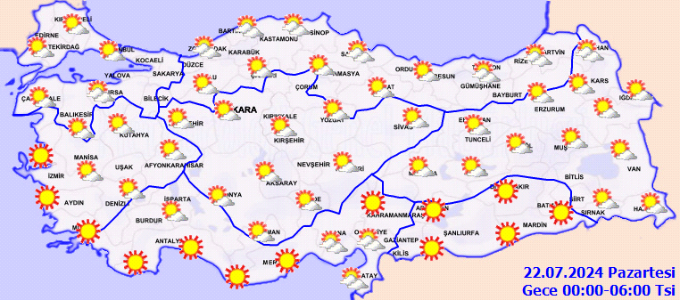 Sıcaklıklar daha da artacak... Meteoroloji saat saat hava durumu raporunu yayınladı! 8