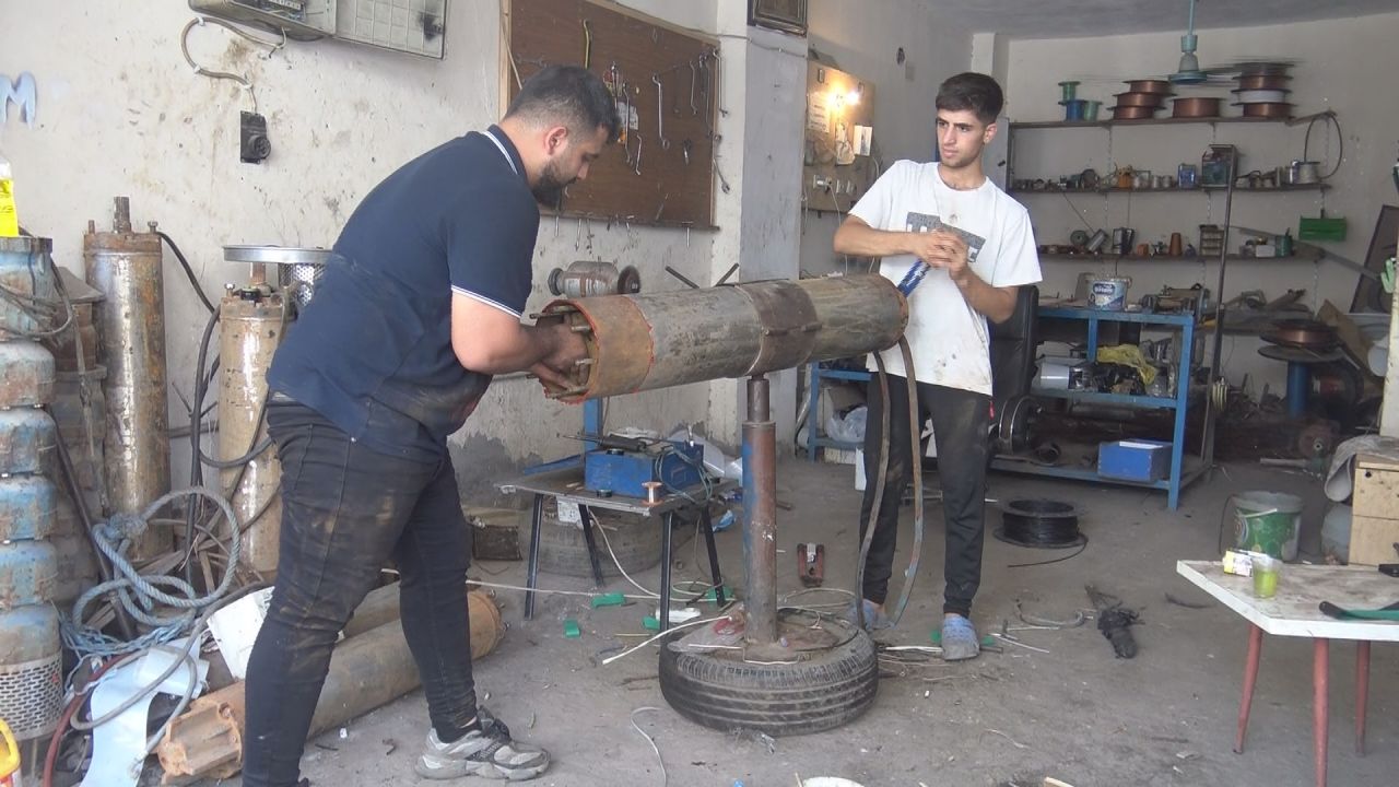 Silopi'de termometreler sıcaklığı ölçmekte zorlandı! Hissedilen 56 derece! 5