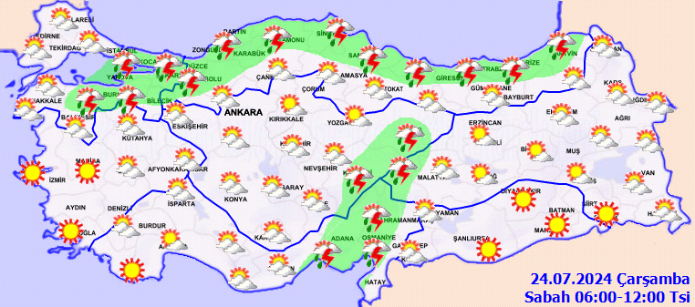 Meteorolojiden 5 il için kuvvetli yağış uyarısı! 2