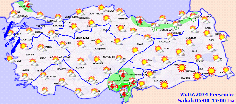 Kavurucu sıcaklara yağmur molası! Meteorolojiden 14 il için kuvvetli yağış uyarısı! 2