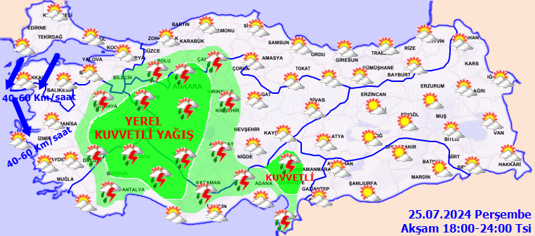 Kavurucu sıcaklara yağmur molası! Meteorolojiden 14 il için kuvvetli yağış uyarısı! 4