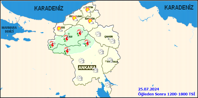 Meteorolojiden Ankara için kuvvetli yağış uyarısı! 3