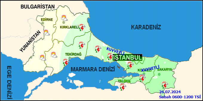 Çok kuvvetli geliyor! Meteorolojiden İstanbul için sarı kodlu yağış uyarısı 2