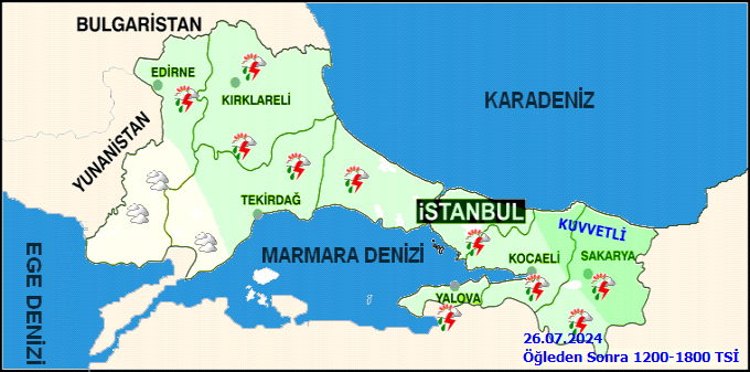 Çok kuvvetli geliyor! Meteorolojiden İstanbul için sarı kodlu yağış uyarısı 3
