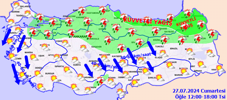 İstanbul dahil çok sayıda kente sağanak uyarısı! Meteoroloji saat verdi... 5