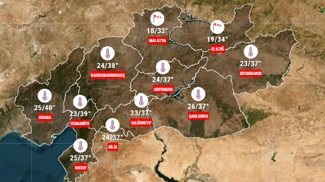 28 Temmuz 2024 Pazar deprem bölgesi hava durumu! İşte 11 ilde beklenen sıcaklıklar... 1