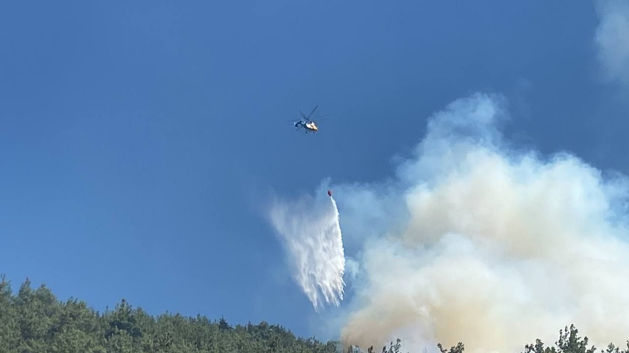 Kahramanmaraş'ta orman yangını! Alevler büyüyor... Mesire alanları boşaltıldı 2