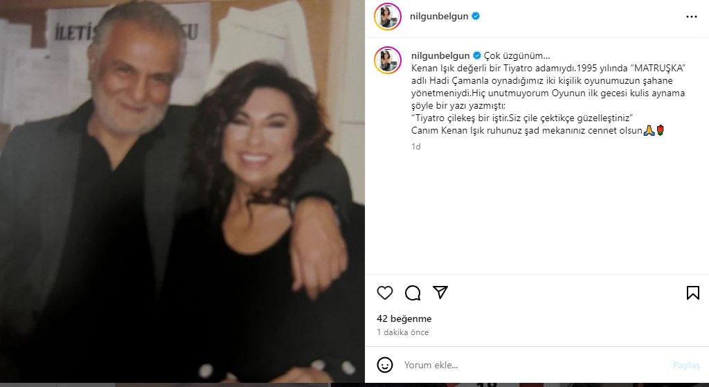 Ölümüyle milyonları yasa boğdu! Ünlü isimlerden Kenan Işık için taziye mesajları 2