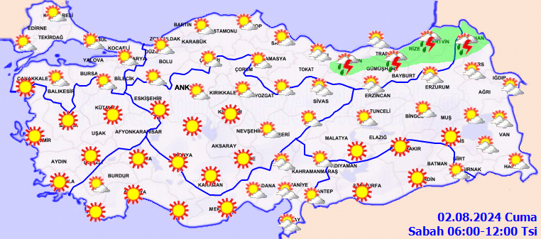 Meteorolojiden Karadeniz Bölgesi için yağış uyarısı! 2
