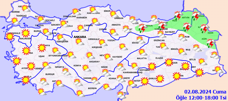 Meteorolojiden Karadeniz Bölgesi için yağış uyarısı! 3