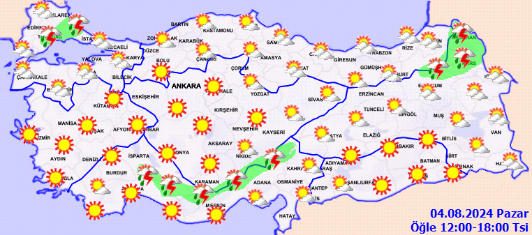 Sıcaklıklar daha da artacak! Meteoroloji saat saat harita yayınlayıp uyardı... 4