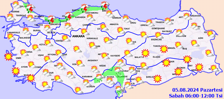 Meteorolojiden birçok il için sağanak ve kuvvetli yağış uyarısı! 2
