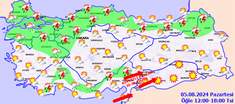 Meteorolojiden birçok il için sağanak ve kuvvetli yağış uyarısı! 3