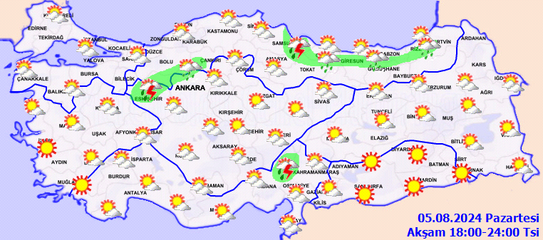 Meteorolojiden birçok il için sağanak ve kuvvetli yağış uyarısı! 4