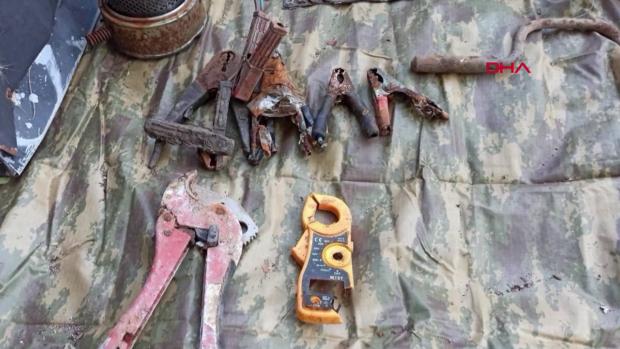 MSB açıkladı: İşte PKK mağaralarında ele geçirilenler! 13
