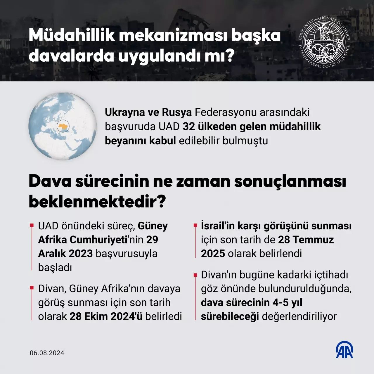 İsrail için hesap vakti! Türkiye, Lahey'deki soykırım davasına müdahillik beyanını sundu! 7