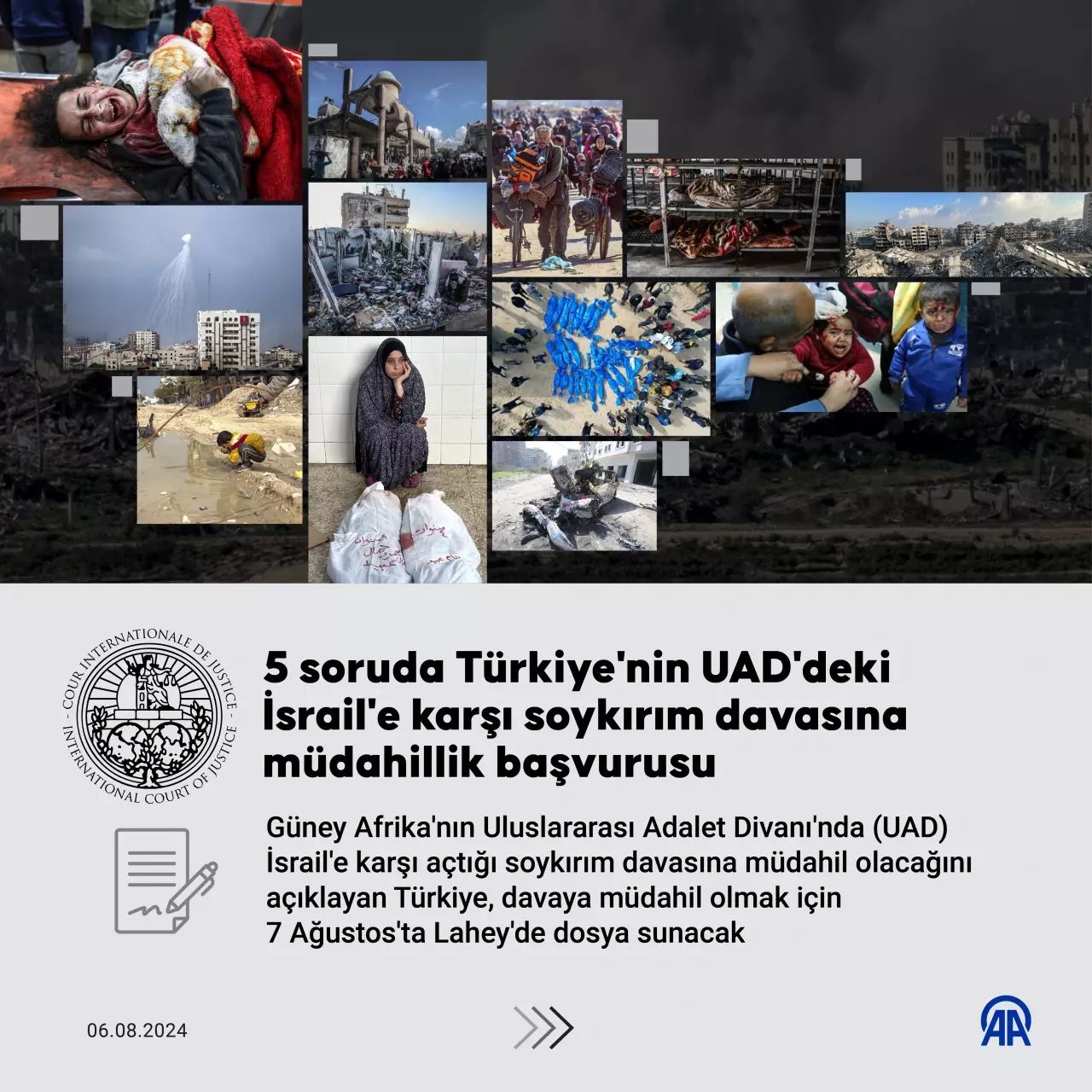 İsrail için hesap vakti! Türkiye, Lahey'deki soykırım davasına müdahillik beyanını sundu! 5