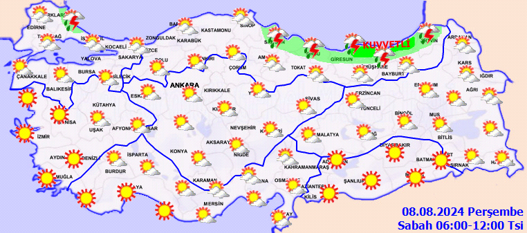 Meteorolojiden Doğu Karadeniz için kuvvetli yağış uyarısı! 2