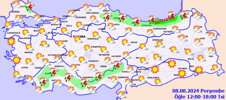 Meteorolojiden Doğu Karadeniz için kuvvetli yağış uyarısı! 3