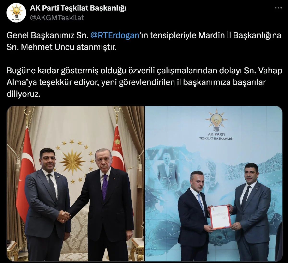 AK Parti'de değişim rüzgarı! 4 il başkanı değişti: İşte atanan yeni isimler... 4