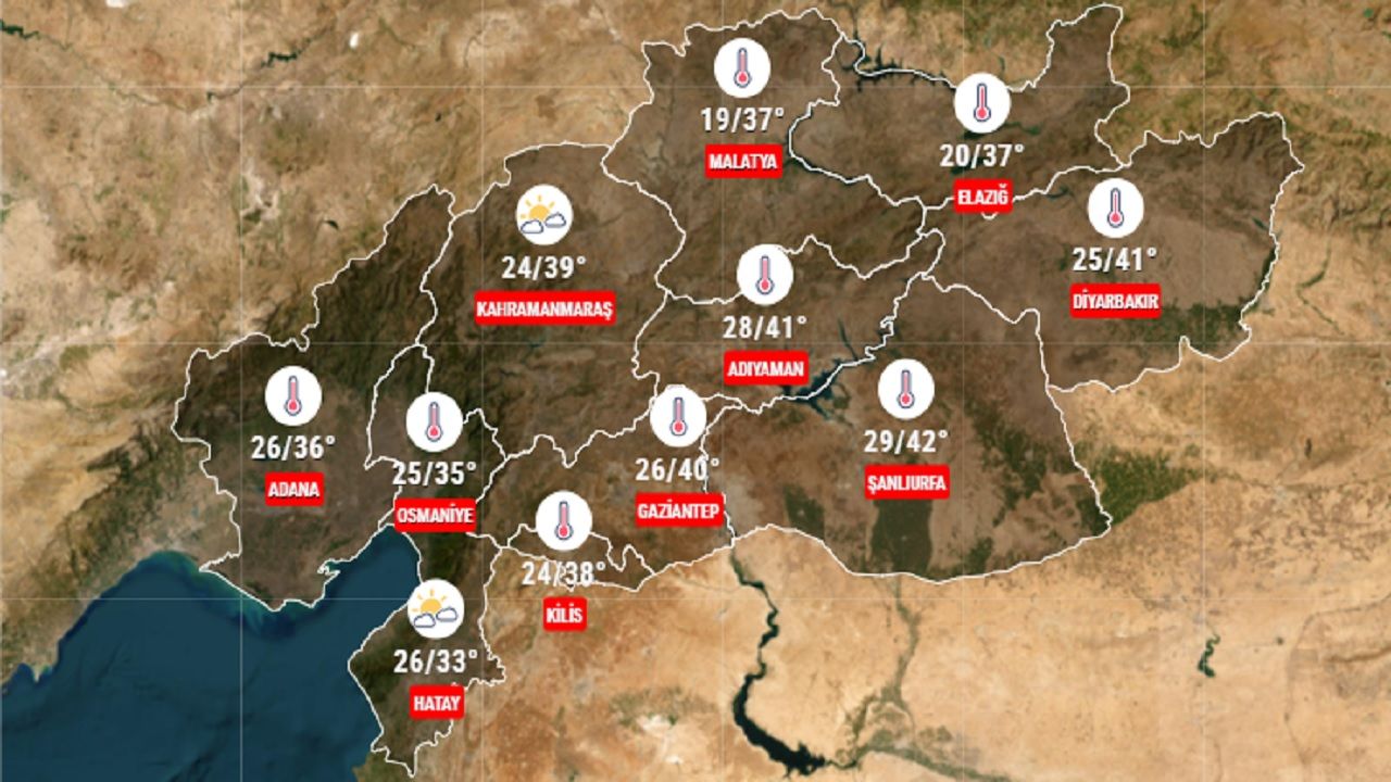 9 Ağustos 2024 deprem bölgesi hava durumu tahminleri yayınlandı! İşte 11 ilde beklenen sıcaklıklar... 1
