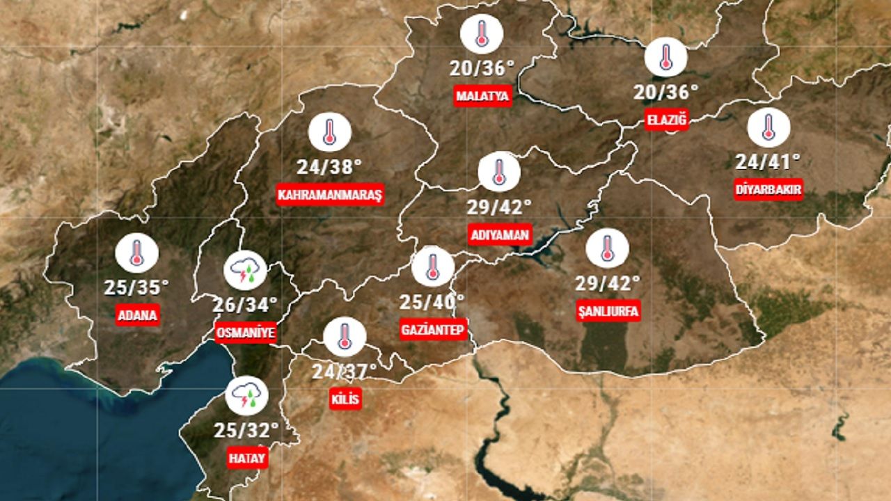 10 Ağustos 2024 deprem bölgesi hava durumu tahminleri açıklandı! İşte 11 ilde beklenen hava durumu... 1