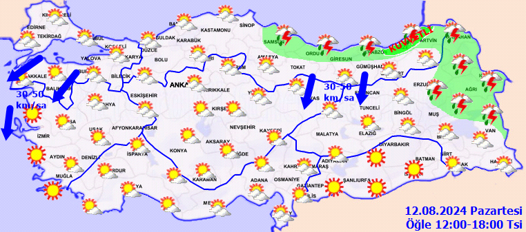 Meteorolojiden kuvvetli yağış ve fırtına uyarısı! O illerde yaşayanlar dikkat 3