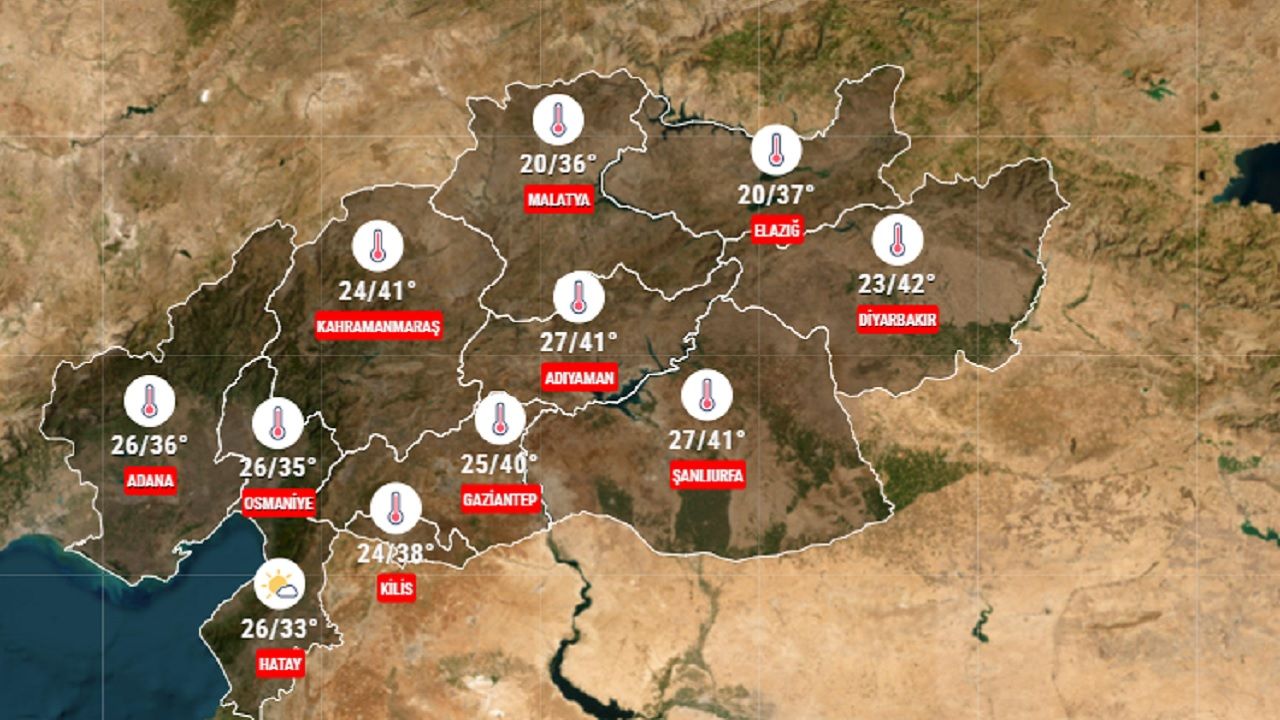 15 Ağustos 2024 deprem bölgesi hava durumu raporu geldi! İşte il il hava durumu... 2