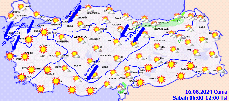 O bölgede sıcaklık düşüyor! Meteorolojiden sağanak yağış ve fırtına uyarısı 2