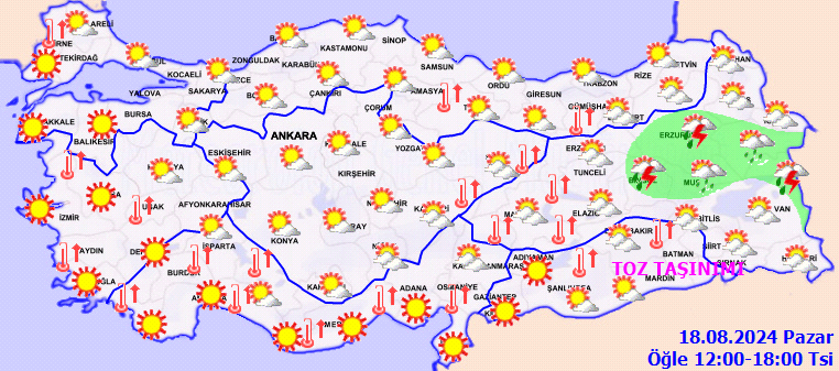 Eylül geliyor ama sıcaklıklar düşmüyor! Meteoroloji bu illeri uyardı: 4 derece birden artacak! 3