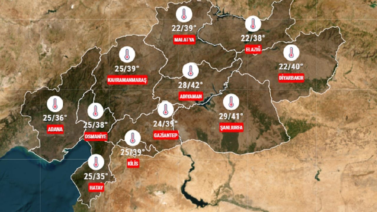 19 Ağustos 2024 deprem bölgesi hava durumu! İşte 11 ilde sıcaklıklar... 1