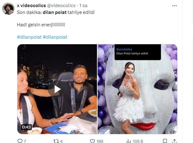 Sosyal medya bu haberle yıkıldı! Dilan Polat'ın cezaevinden çıkmasına sevinen de var, tepki gösteren de! 6