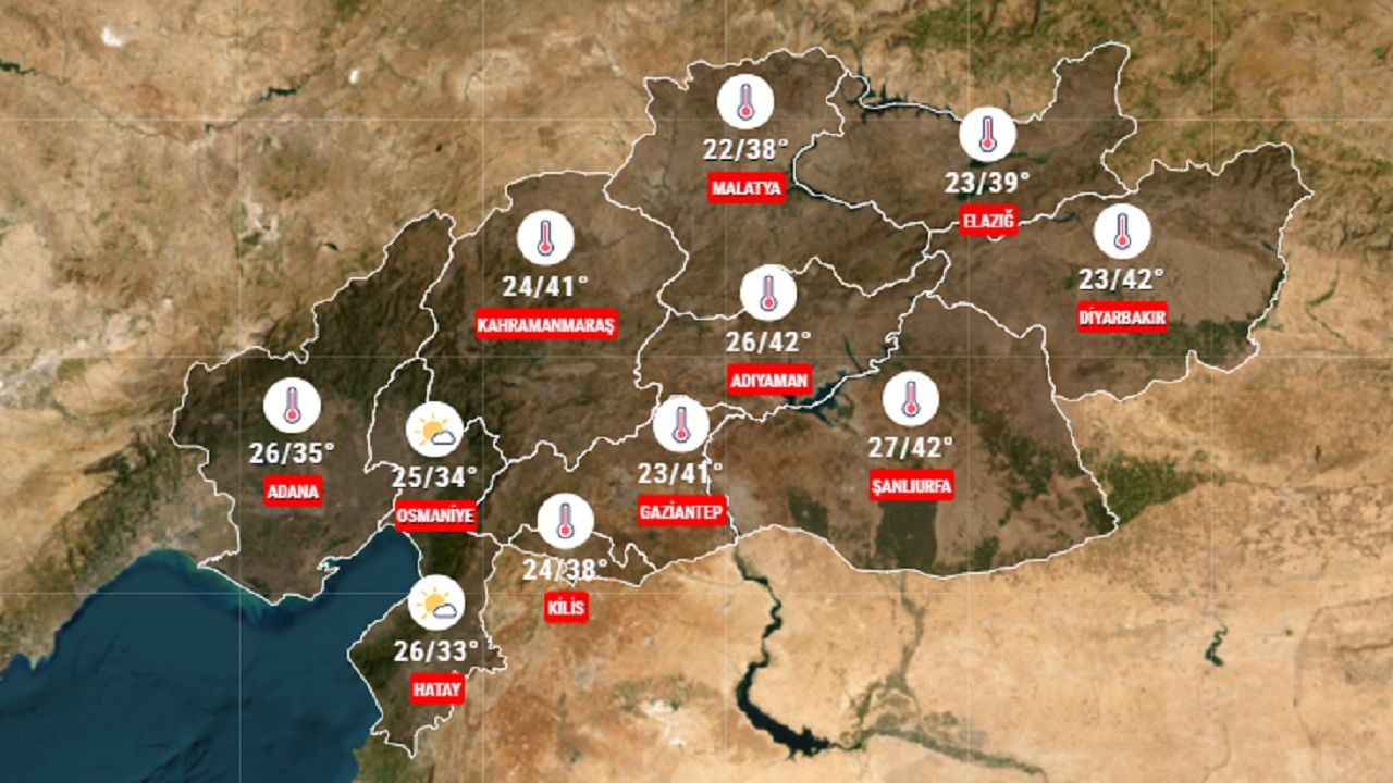 21 Ağustos 2024 deprem bölgesi hava durumu! İşte 11 ilde hava durumu... 1