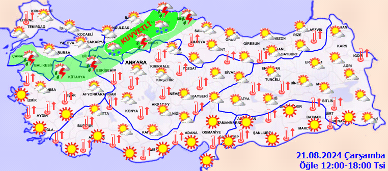 Meteorolojiden yüksek sıcaklık uyarısı! O illerde yağmur var 3