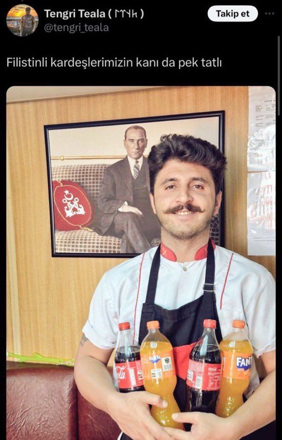 Milliyetçi maskeli provokatör! İsrail bayrakları paylaştı, Coca Cola ve Fanta'lı paylaşımına "Filistinli kardeşlerimizin kanı çok güzelmiş" yazdı 3