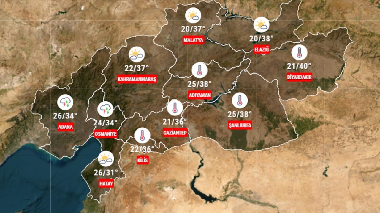 23 Ağustos 2024 deprem bölgesi hava raporu yayınlandı! İşte 11 ilde hava durumu... 1