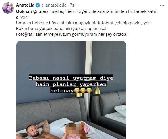 Kızıyla paylaştığı fotoğraf tepki çekmişti! Selin Ciğerci'nin eski eşi Gökhan Çıra'nın o karesine soruşturma! Çocuk devlet yurduna yerleştirilsin talebi... 4