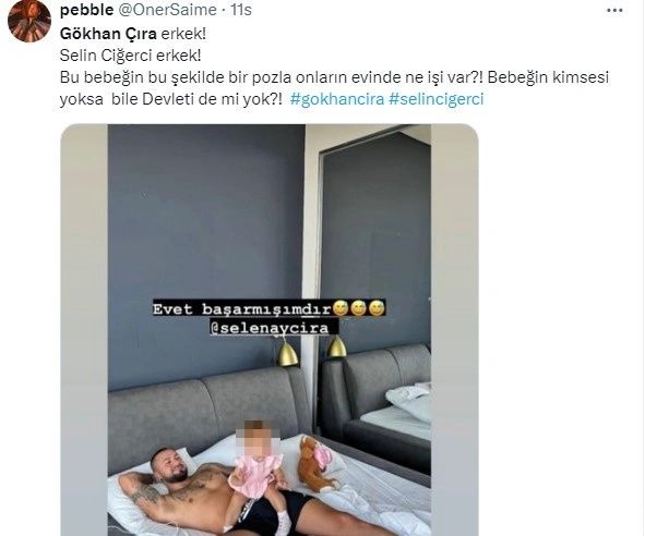 Kızıyla paylaştığı fotoğraf tepki çekmişti! Selin Ciğerci'nin eski eşi Gökhan Çıra'nın o karesine soruşturma! Çocuk devlet yurduna yerleştirilsin talebi... 5