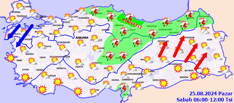 Sıcaklıklar düşüyor! Meteorolojiden 2 il için kuvvetli yağış uyarısı 2