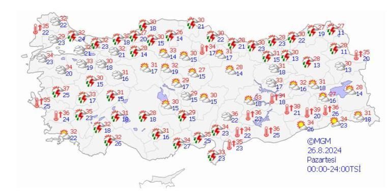 Meteoroloji'den sağanak için yeni uyarı! İşte son hava durumu tahminleri... 4