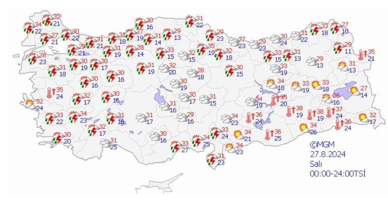 Meteoroloji'den sağanak için yeni uyarı! İşte son hava durumu tahminleri... 5