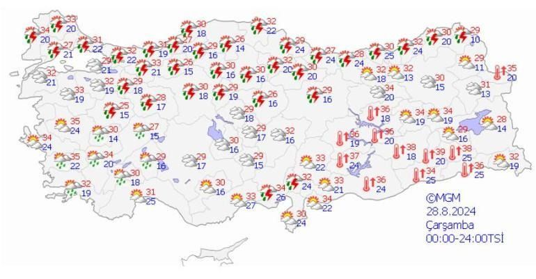 Meteoroloji'den sağanak için yeni uyarı! İşte son hava durumu tahminleri... 6