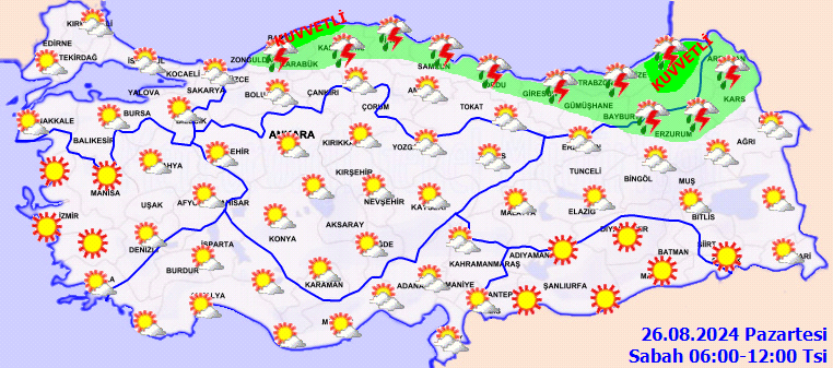 Meteorolojiden 4 bölge için yağmur uyarısı! 2