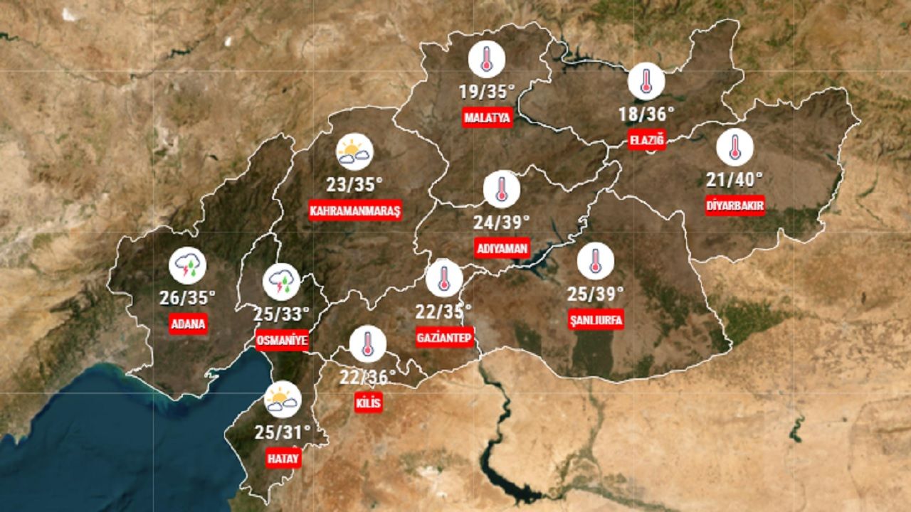 29 Ağustos 2024 deprem bölgesi hava durumu raporu geldi! Bölge genelinde bulutlu ve yağışlı hava bekleniyor... 1