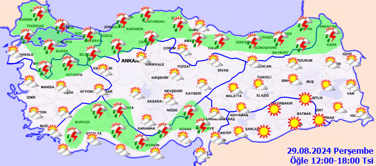Meteorolojiden birçok il için sağanak yağış uyarısı! 3
