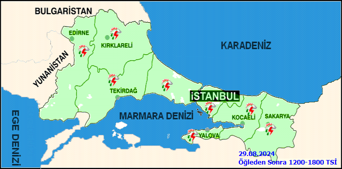 Meteorolojiden İstanbul için sağanak yağış uyarısı! 3