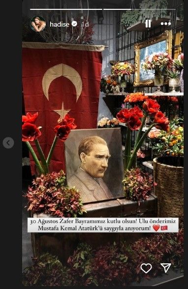 Ünlü isimlerden 30 Ağustos Zafer Bayramı paylaşımları 5